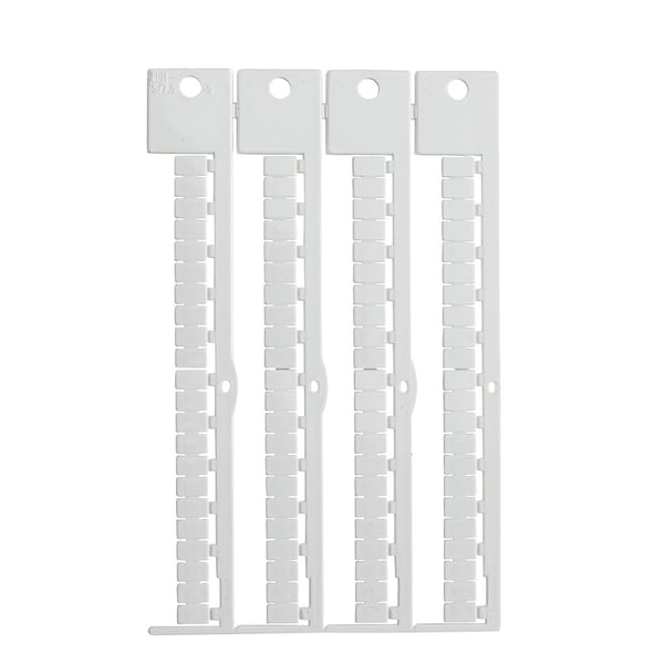 Terminal Block Tag Polycarbonate 8.00 mm H x 5.00 mm W Box of 1408 Pieces, 1408PK